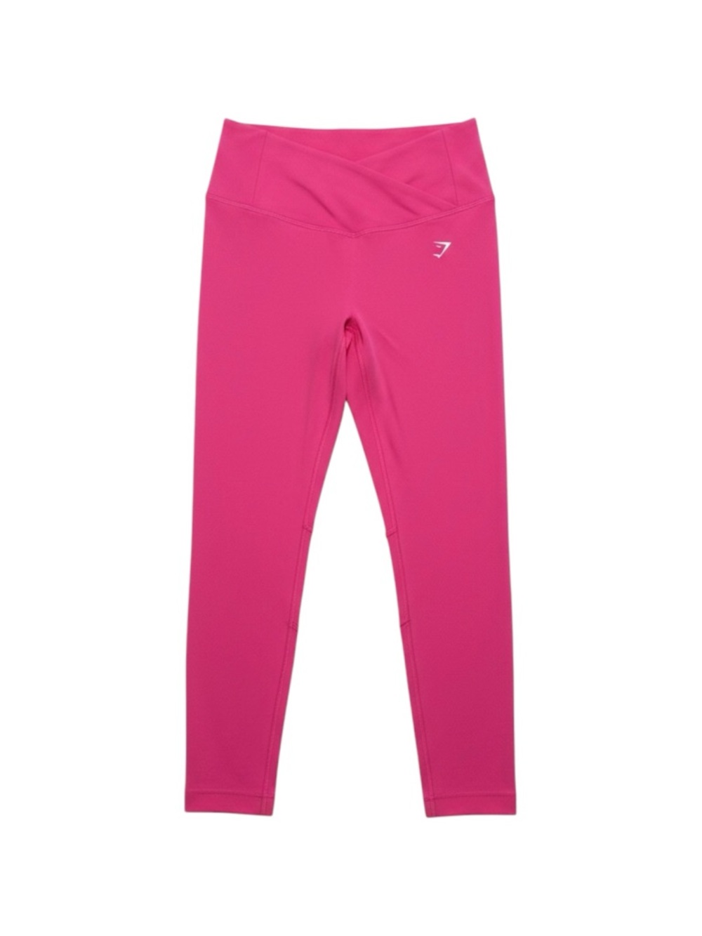 Gymshark Crossover Leggings Bright Fuchsia High Waisted Soft Women’s Small